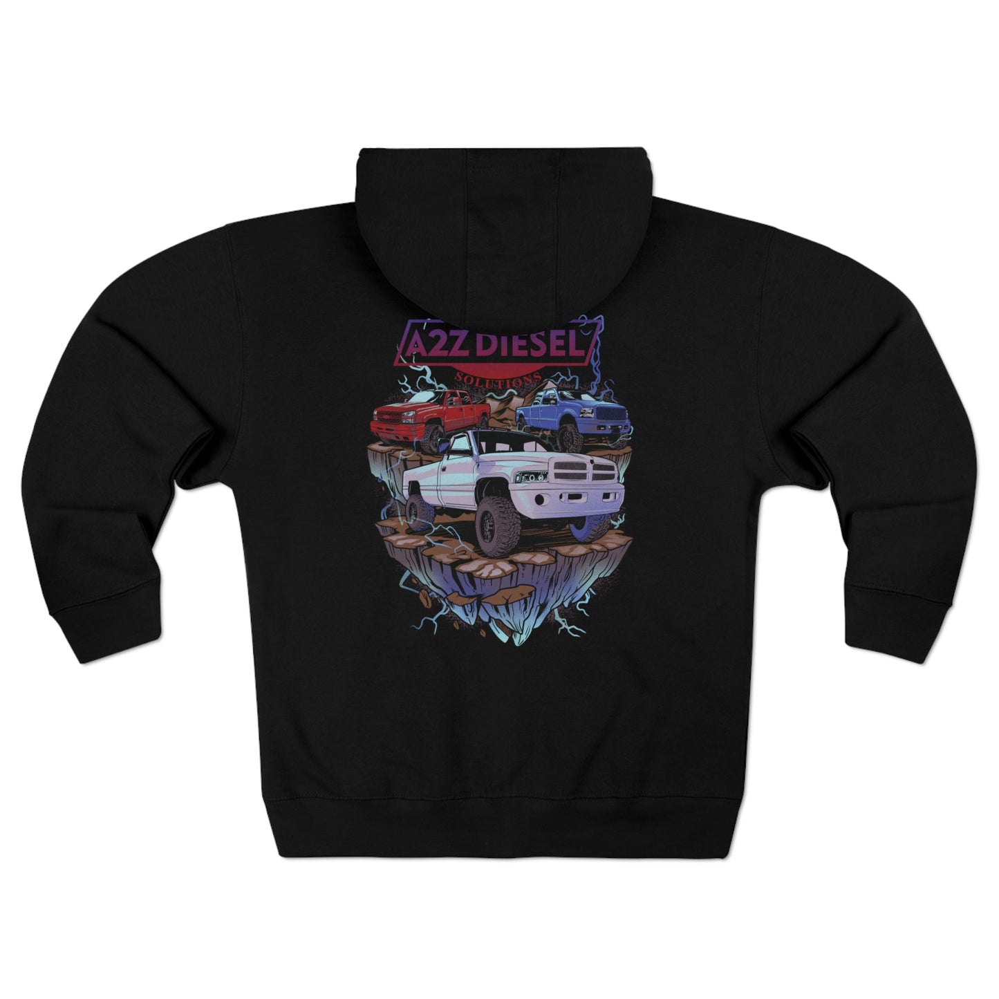 A2Z Diesel Holy Trinity Zip-up Hoodie