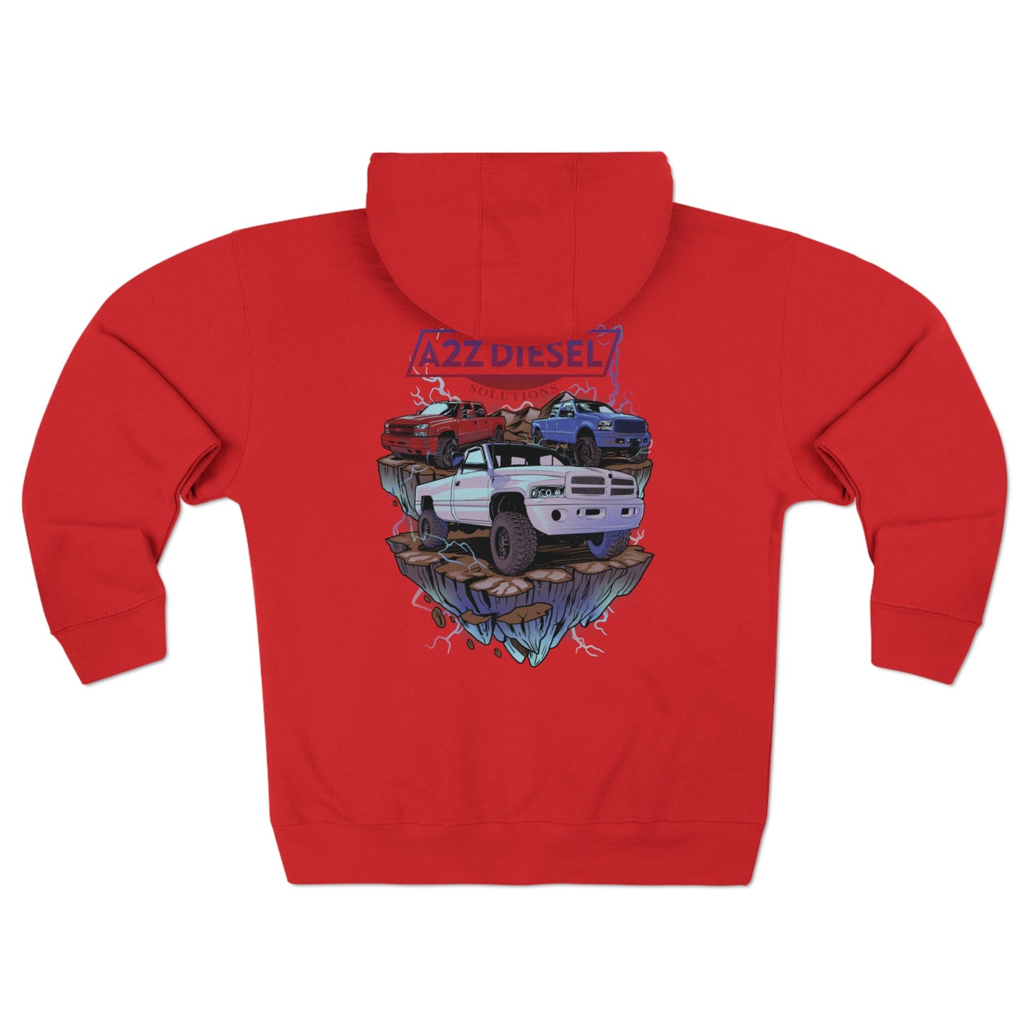 A2Z Diesel Holy Trinity Zip-up Hoodie