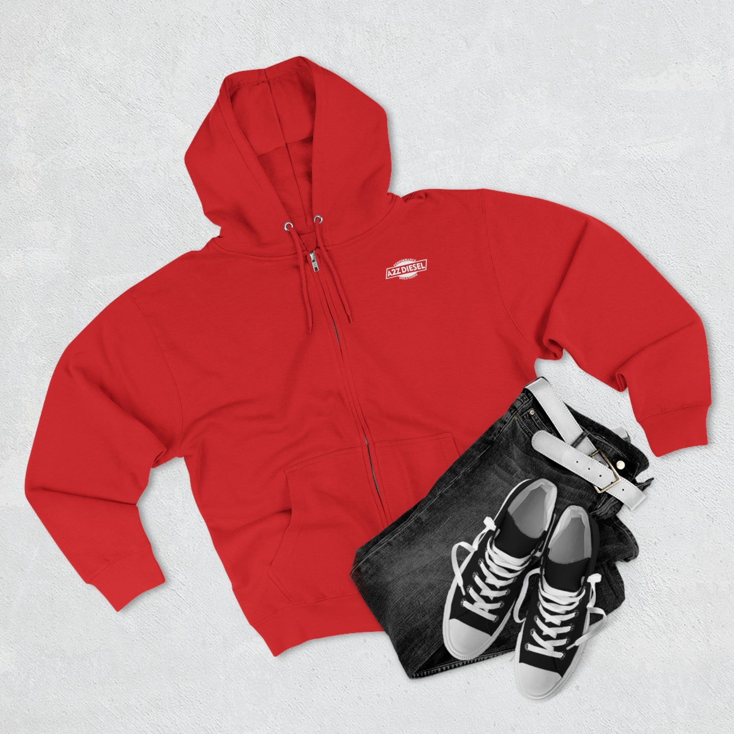 A2Z Diesel Holy Trinity Zip-up Hoodie